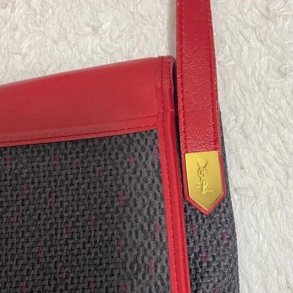 Pre loved - Vintage YSL Women's crossbody / messenger bag - Picture 5 of 12
